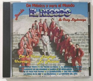 Banda El Recodo De Cruz Lizarraga De Mexico Y Para El Mundo Rare Cd Oop Nm