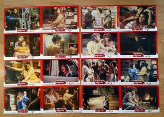 Friday The 13th Pt 3 - 1983 - Rare German Lobby Card Set (16) Splatter Classic