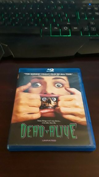 Dead Alive Blu - Ray Unrated Horror Peter Jackson Rare Braindead Oop Lionsgate