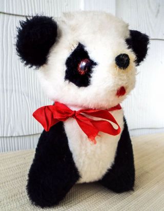 Vtg Knickerbocker Toy Co Plush Panda Bear Rare Pose Animals Of Distinction 3