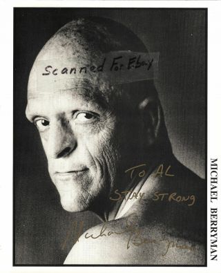 Universal Monsters - Michael Berryman - Signed 8x10 - The Hills Have Eyes - X Files - Rare