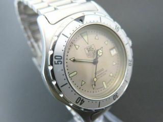 Rare Tag Heuer 2000 Professional 972.  013 Quartz Watch Date [6228]