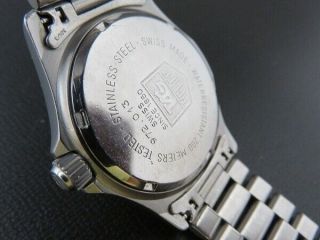 RARE TAG HEUER 2000 Professional 972.  013 Quartz Watch Date [6228] 7