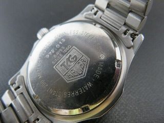 RARE TAG HEUER 2000 Professional 972.  013 Quartz Watch Date [6228] 8