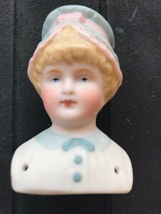 Parian Doll With Hat Mold,  Rare