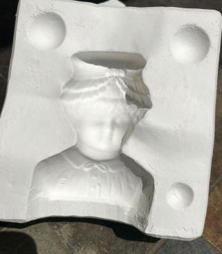 Parian Doll with Hat Mold,  Rare 2