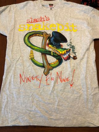 Slash Snakepit 1999 Shirt Size L,  Rare Guns N Roses