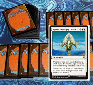 Mtg White Enchantress Deck Magic The Gathering Rares 60 Cards Hero Of Iroas