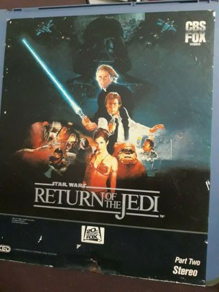 Star Wars Return Of The Jedi CED Videodisc RCA Selectavision RARE HTF 3