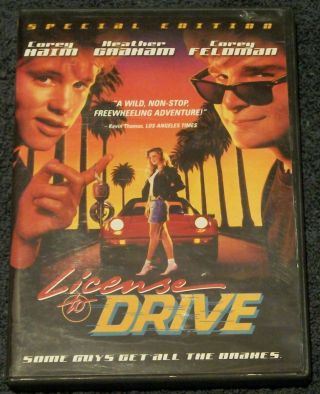 License To Drive 2005 Dvd,  Rare Insert Booklet - Out Of Print