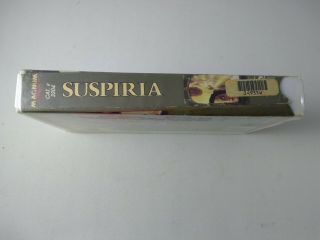 Suspiria Rare Horror VHS Dario Argento Magnum Entertainment.  Former Video Rental 3