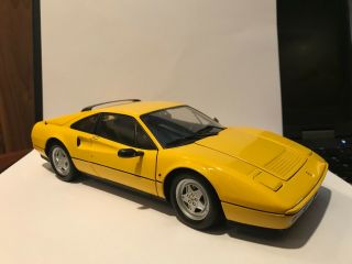1/18 Kyosho Hotwheels 1988 Ferrari 328 Gtb Yellow Rare,  Box