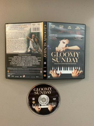 Gloomy Sunday Dvd Rare Oop 1999 Rolf Schubel German Wwii Era Love Triangle Drama