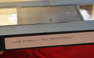 Liza Minnelli On Broadway Victor Victoria Blank Vhs Rare Collectors Video Tape