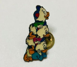 Rare Htf Vintage Walt Disney Huey Dewey Louie Duck Tales Donald Nephews Pin
