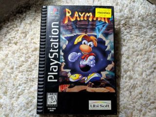 Rayman (long Box) (sony Playstation 1,  1995) Complete Authentic Ps1 Psx Rare