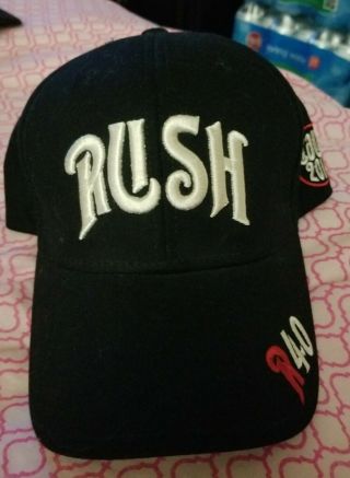 Rush R40 Tour Gear Hat 2015 Rare Men 