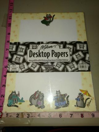 B Kliban Cat,  Desktop Papers,  Stationery,  50 Sheets,  Rare