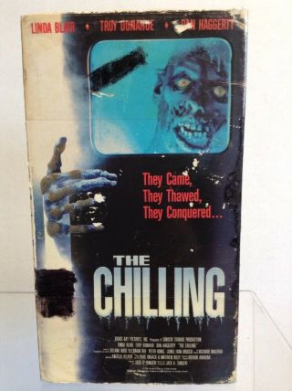 The Chilling 1989 Vhs Linda Blair Rare Zombie Horror { Coyote Home Video }