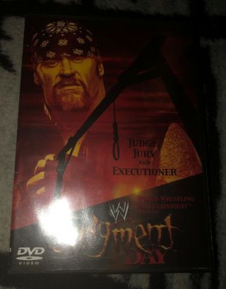 Wwe Judgement Day Dvd 2002 Rare Oop