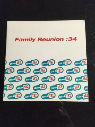 Blink 182 - " Family Reunion " Cd; Very Rare Promo Single (mark Hoppus - Delonge)