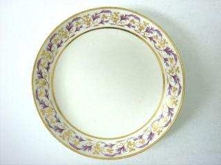 Pinxton Porcelain Rare Beautifully Decorated Border Saucer Dish Pat 275 C1800