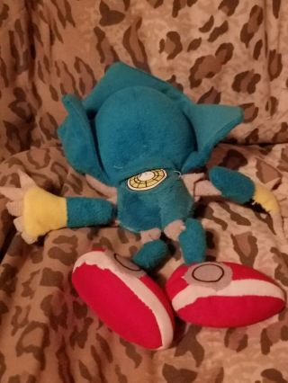 Rare Jazwares Sonic The Hedgehog Classic Metal Sonic Plush See Pictures