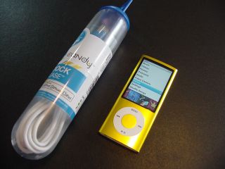Battery Apple Ipod Nano 5th Generation Yellow 8 Gb W/cable Bundle Rare