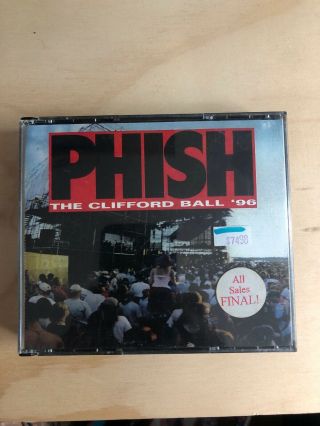 Phish Clifford Ball 8/17/96 3cd Live Rare Oop Grateful Dead Jam Sounds