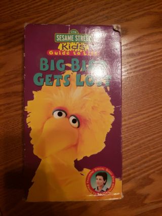 Sesame Street: Big Bird Gets Lost (vhs) Frances Mcdormand.  Rare.  Kids