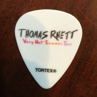 Thomas Rhett Very Hot Summer Tour Guitar Pick Stage Rare