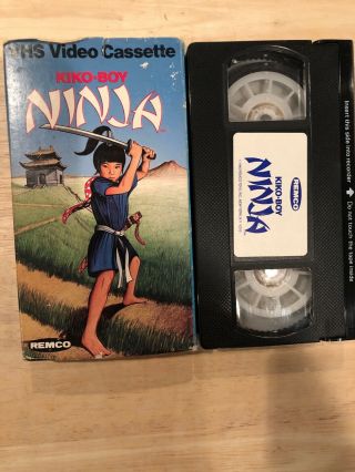 Remco Kiko - Boy Ninja (1986) Vhs Very Rare English Dubbed Japanese Anime Cartoon