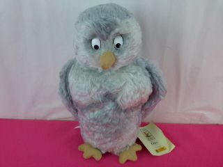 Rare 2001 Steiff Owl Winnie The Pooh Limited Edition With Tags 651793 2567/5000