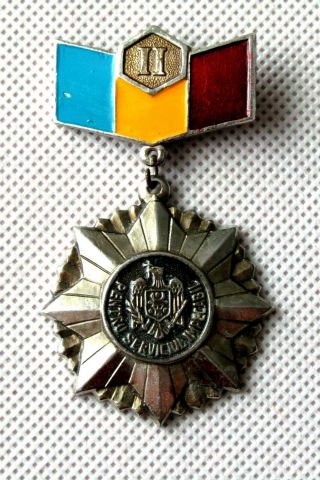 Moldova - medal for police service 15 years Rare Moldawien 2