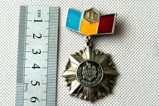 Moldova - medal for police service 15 years Rare Moldawien 5