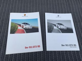 Porsche 911 996 Gt3 Gt 3 Rs Full Set Of Motorsport Sales Brochures Rare