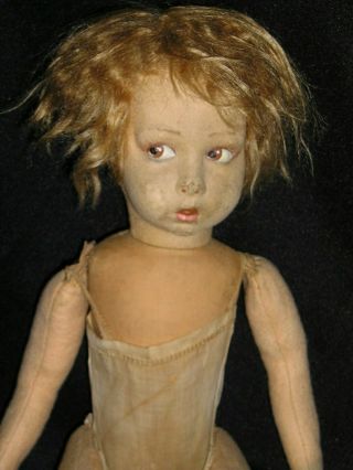 Rare Early Lenci Girl Model 149 Naked Waif Needing A Great Deal Of Tlc