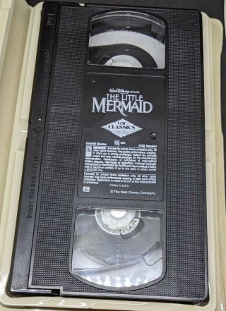 The Little Mermaid (VHS,  1990) Banned Cover (Rare) 3