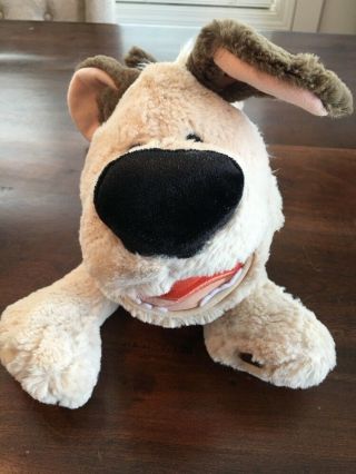 Disney Store Mulan Little Brother 14” Plush Dog Rare Disney Stuffed Mulan Dog