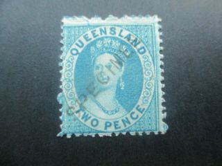 Queensland Stamps: Chalon Specimen - Rare (e271)
