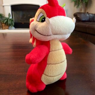 Rare Neopets 8 " Plush Toy Red Scorchio Dragon (gently)