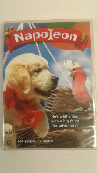 Napoleon (dvd,  2003) Rare Australian Film Dog/puppy & Galah/bird