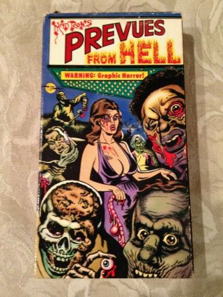 Mad Ron’s Prevues From Hell Vhs Rare Horror Gore