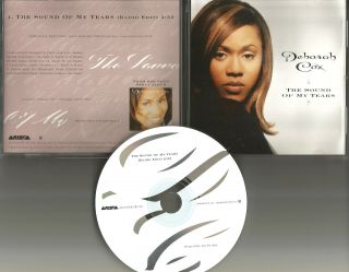 Deborah Cox The Sound Of My Tears W/ Rare Radio Edit Promo Dj Cd Single Usa 1996