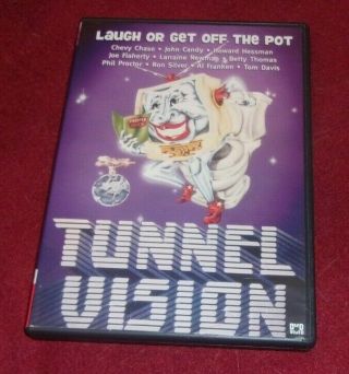 Tunnelvision Aka Tunnel Vision Rare Oop Dvd Chevy Chase,  John Candy,  Al Franken