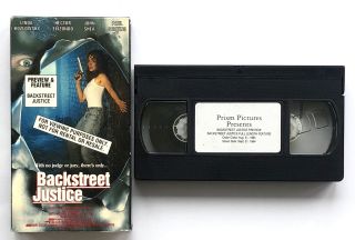 Backstreet Justice (vhs,  1994) B - Movie Rare Promo Full - Length Screener