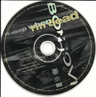 Bon Jovi I’ll Sleep When I’m Dead W/ Rare Edit Promo Radio Dj Cd Single 1993