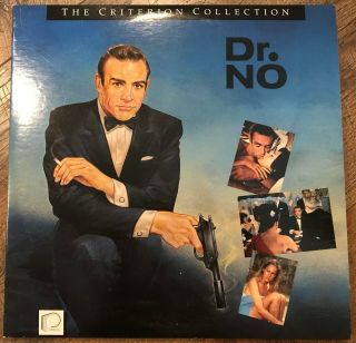 Dr.  No Laserdisc Criterion Cav With Rare Commentary