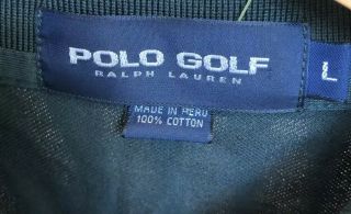 RARE Pine Valley Golf Club Ralph Lauren Polo Golf Polo Size Large Green Cotton 4