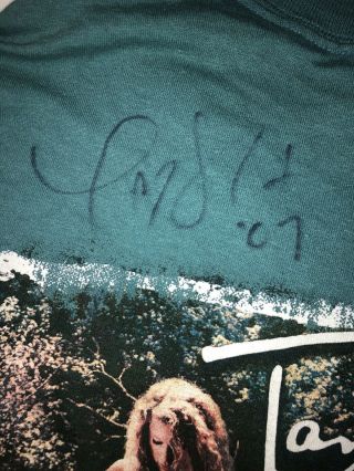 Hand Signed Taylor Swift T Shirt 2007 Self Titled Reputation Rare